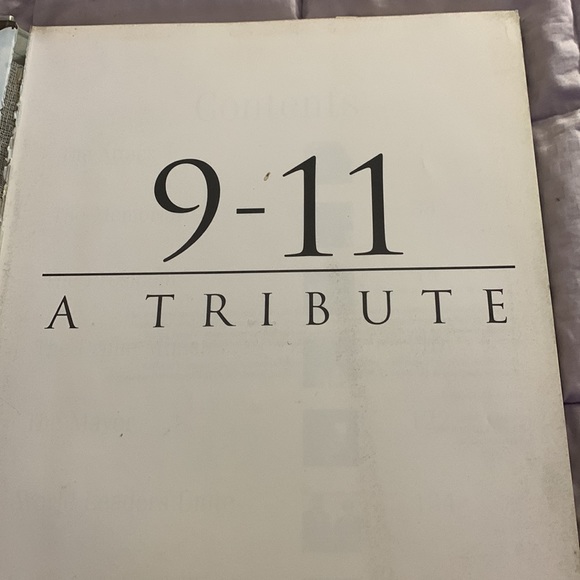 9-11 a tribute 192 pgs of photos and stories. Hardback book . - Picture 3 of 8